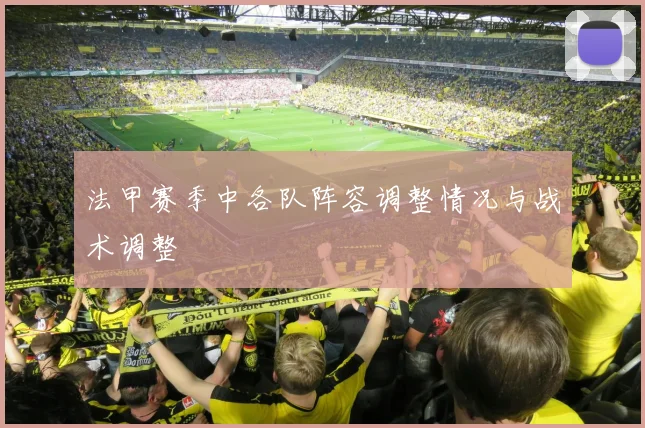 法甲赛季中各队阵容调整情况与战术调整